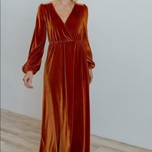 Baltic Born Baltic Born Sadie Velvet Maxi Dress